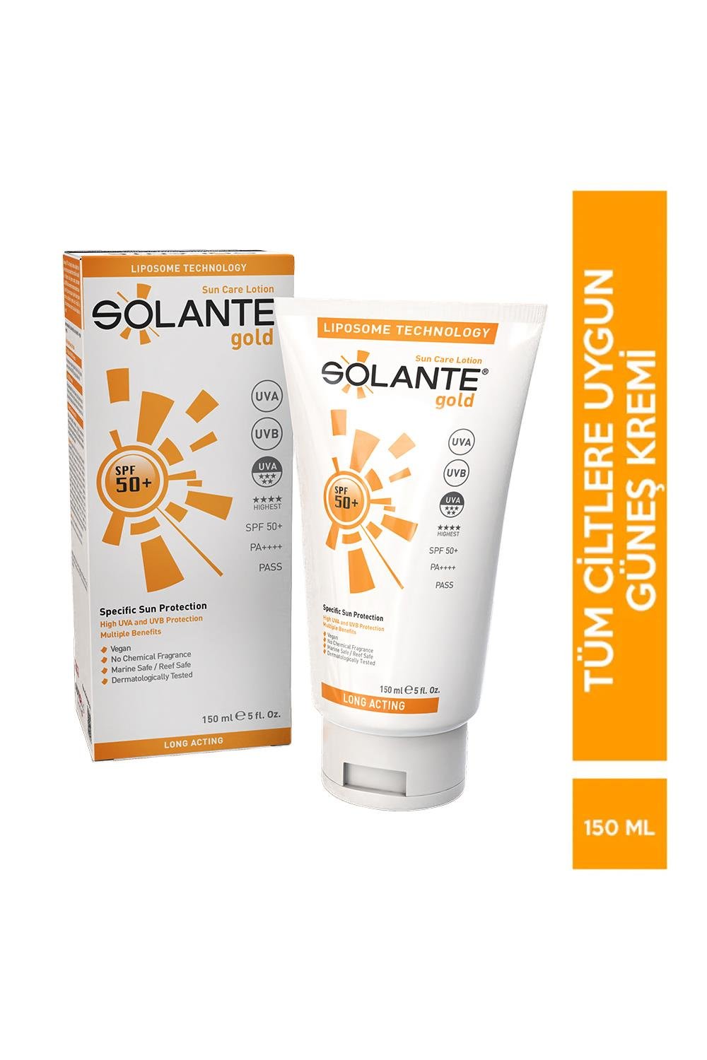 SolanteSolante Gold Güneş Losyonu SPF 50+ 150 mlSolante Gold Güneş Koruyucu Losyon SPF50+ 150 ml Fiyatı ve Özellikleri | Mutlufiyatlar