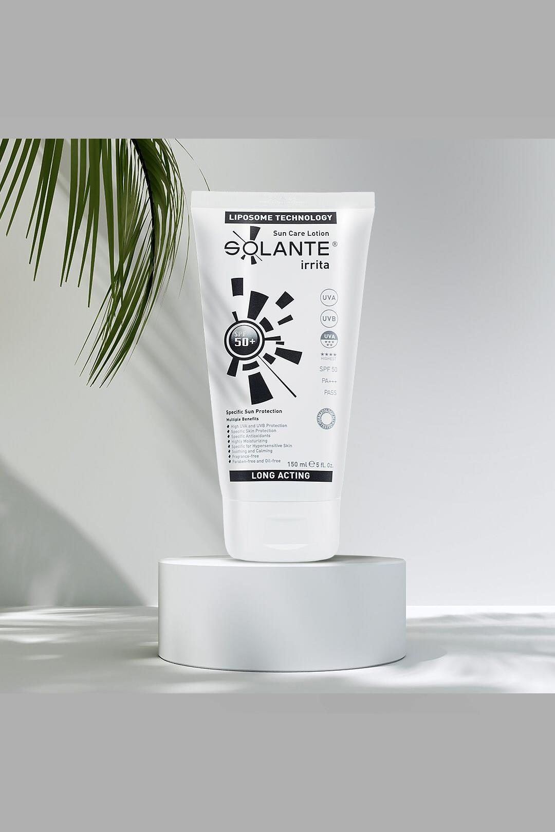 SolanteSolante İrrita Güneş Losyonu SPF 50+ 150 mlSolante Irrita Soin Solaire Losyon SPF50 150 ml Fiyatı ve Özellikleri | Mutlufiyatlar