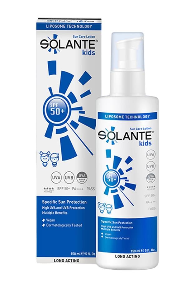 SolanteSolante Kids Çocuklar İçin Güneş Losyonu SPF 50+ 150 mlSolante Kids Lotion SPF50+ 150 ml Fiyatı ve Özellikleri | Mutlufiyatlar