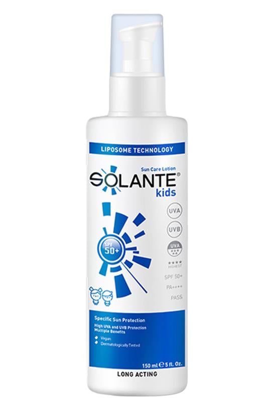 SolanteSolante Kids Çocuklar İçin Güneş Losyonu SPF 50+ 150 mlSolante Kids Lotion SPF50+ 150 ml Fiyatı ve Özellikleri | Mutlufiyatlar