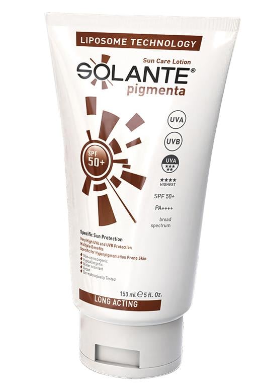 SolanteSolante Pigmenta Güneş Losyonu SPF 50+ 150 mlSolante Pigmenta Sun Care Lotion SPF50+ 150 ml Fiyatı ve Özellikleri | Mutlufiyatlar