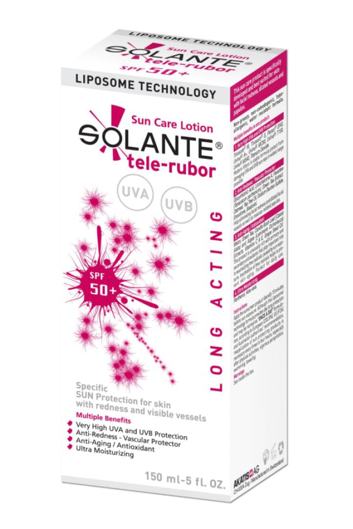 SolanteSolante Tele-Rubor Güneş Losyonu SPF 50 150 mlSolante Tele-Rubor Losyon SPF50 150 ml Fiyatı ve Özellikleri | Mutlufiyatlar