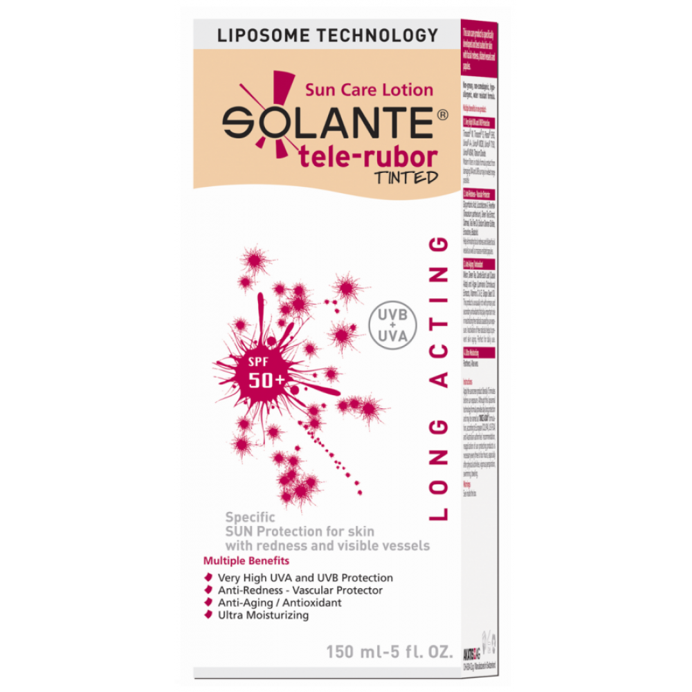 SolanteSolante Tele-Rubor Tinted Renkli Güneş Losyonu SPF 50+ 150 mlSolante Tele-Rubor Tinted SPF50+ 150 ml Fiyatı ve Özellikleri | Mutlufiyatlar