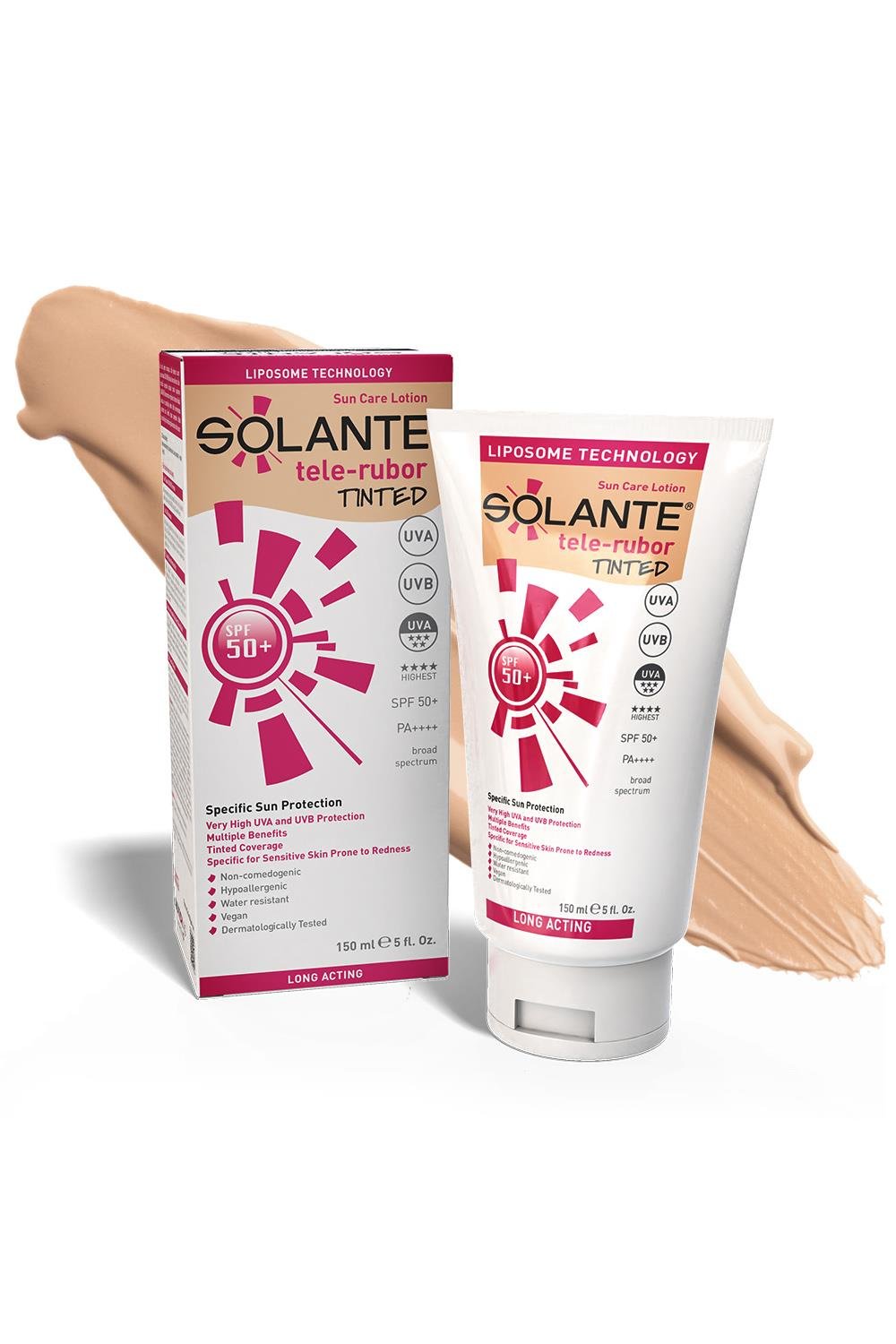 SolanteSolante Tele-Rubor Tinted Renkli Güneş Losyonu SPF50+ 150 mlSolante Tele-Rubor Tinted SPF50+ 150 ml Fiyatı ve Özellikleri | Mutlufiyatlar