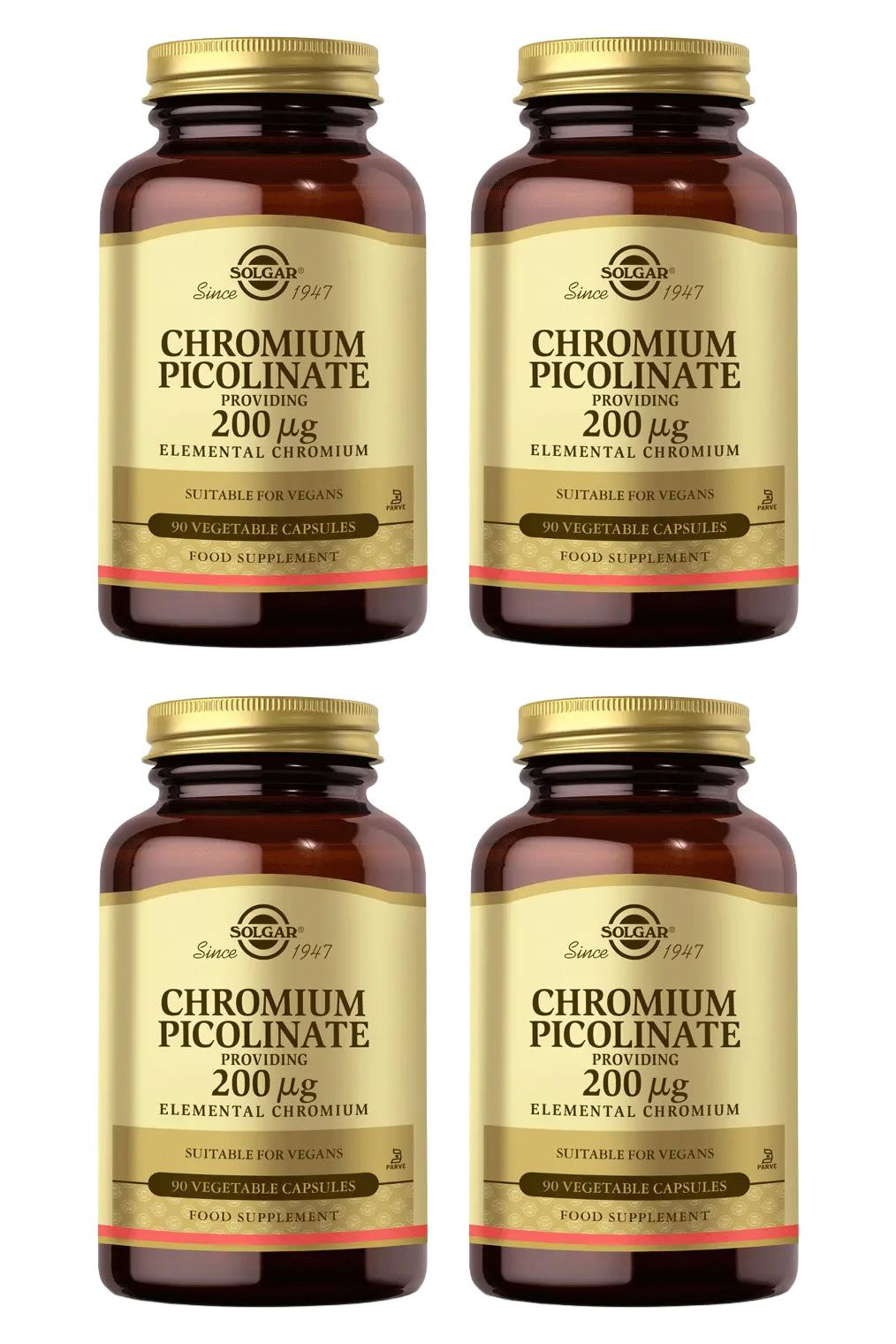 SolgarSolgar Chromium Picolinate 200 mg 90 Kapsül 4'lüSolgar Chromium Picolinate 90 Kapsül Fiyatı ve Özellikleri | Mutlufiyatlar
