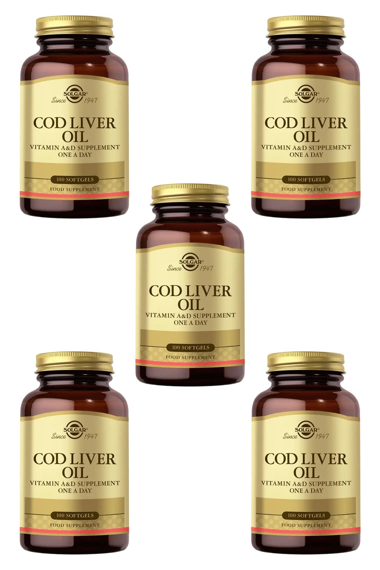 SolgarSolgar Cod Liver Oil 100 Soft Jel 5'liSolgar Cod Liver Oil 100 Kapsül Fiyatı ve Özellikleri | Mutlufiyatlar