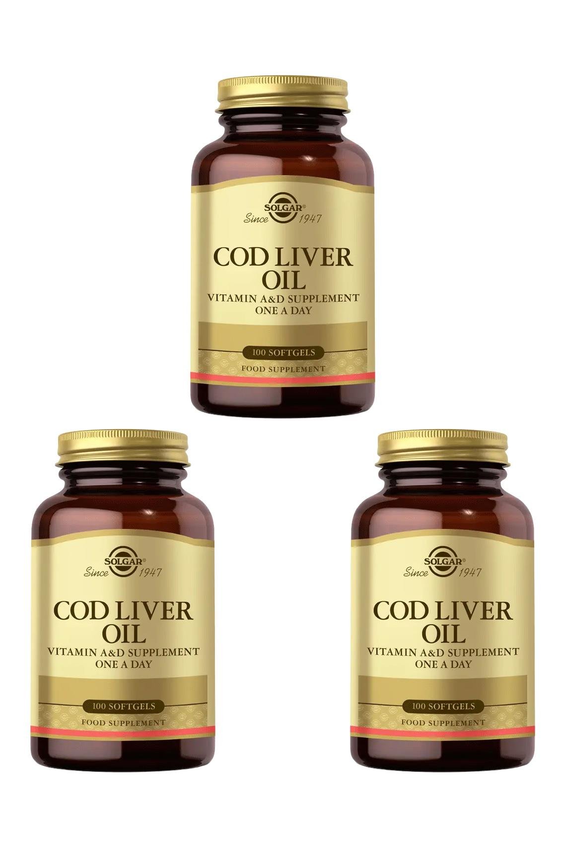 SolgarSolgar Cod Liver Oil 100 Soft Jel 3'lüSolgar Cod Liver Oil 100 Kapsül Fiyatı ve Özellikleri | Mutlufiyatlar