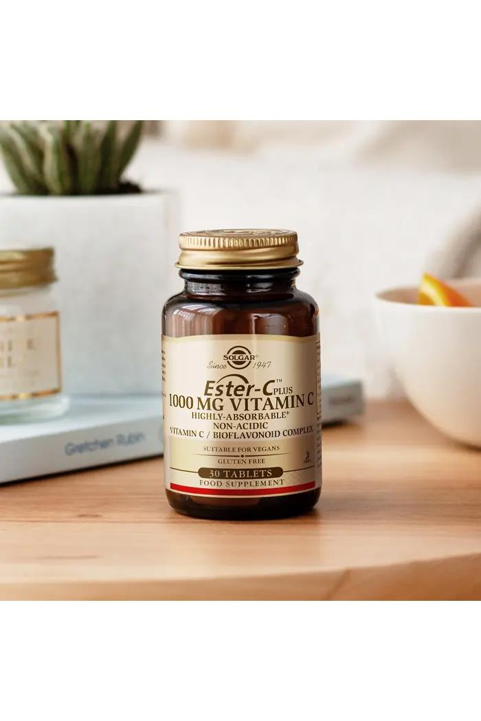 SolgarSolgar Ester-C Plus 1000 mg Vitamin C  30 TabletSolgar Ester-C Plus 1000 mg 30 Tablet Fiyatı ve Özellikleri | Mutlufiyatlar