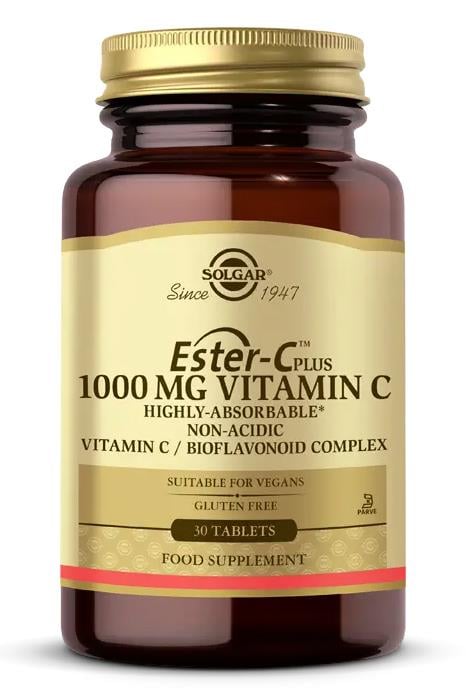 SolgarSolgar Ester-C Plus 1000 mg Vitamin C  30 TabletSolgar Ester-C Plus 1000 mg 30 Tablet Fiyatı ve Özellikleri | Mutlufiyatlar