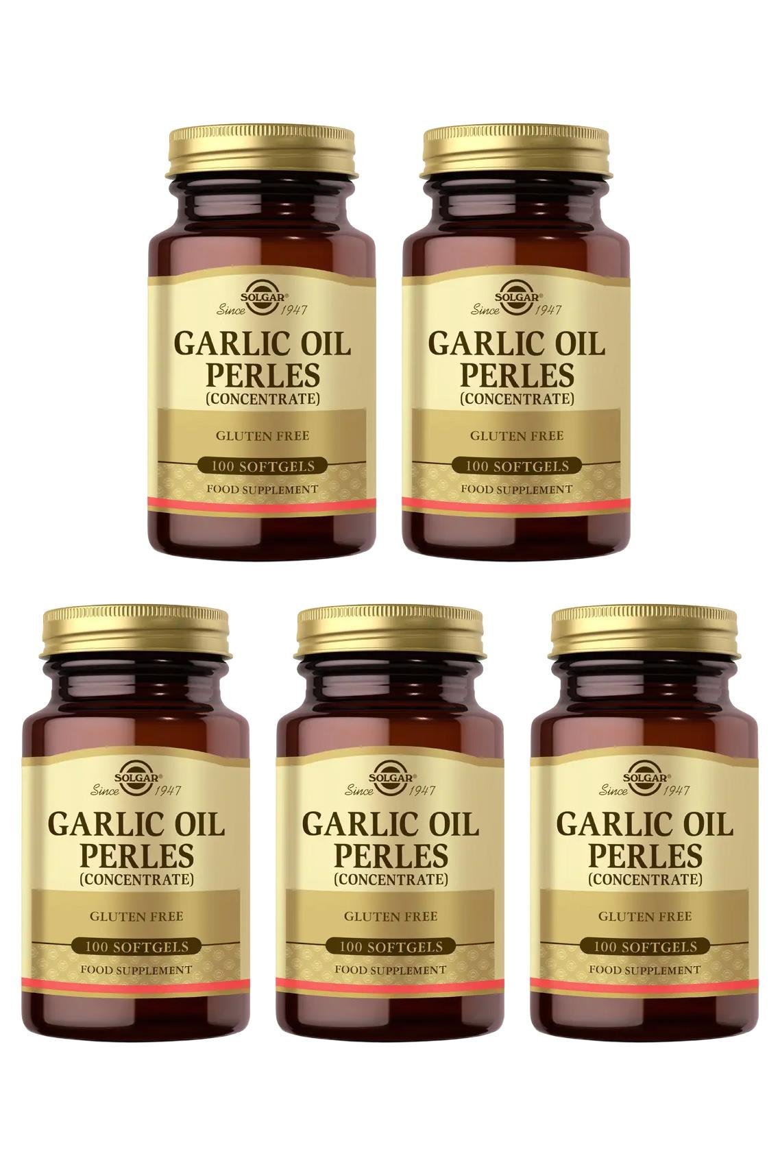 SolgarSolgar Garlic Oil Perles 100 Softgel 5'liSolgar Garlic Oil 100 Kapsül Fiyatı ve Özellikleri | Mutlufiyatlar