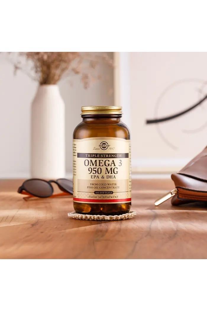 SolgarSolgar Omega-3 950 mg EPA DHA 100 Softgel 2'liSolgar Omega-3 950 mg 100 Kapsül Fiyatı ve Özellikleri | Mutlufiyatlar