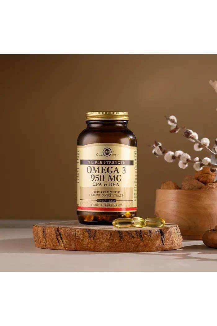 SolgarSolgar Omega-3 950 mg EPA DHA 100 Softgel 2'liSolgar Omega-3 950 mg 100 Kapsül Fiyatı ve Özellikleri | Mutlufiyatlar