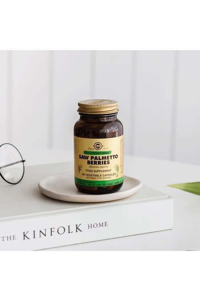 SolgarSolgar Saw Palmetto Berries 100 Kapsül 2'liSolgar Saw Palmetto Berries 100 Kapsül – Doğal Prostat ve Saç Desteği