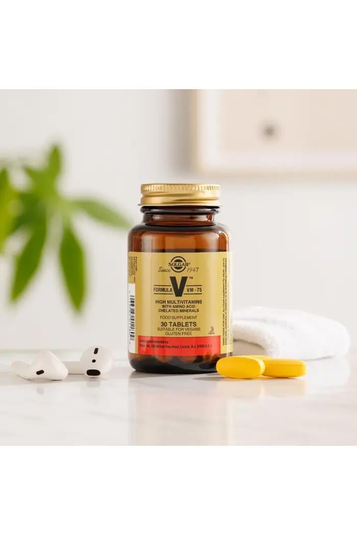 SolgarSolgar VM-75 Multivitamin Aminoasit Mineral 30 TabletSolgar VM 75 Multivitamin 30 Tablet Fiyatı ve Özellikleri | Mutlufiyatlar