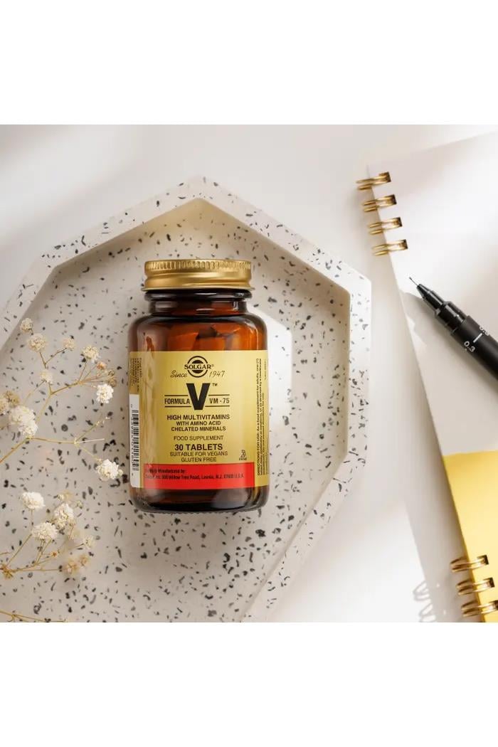 SolgarSolgar VM-75 Multivitamin Aminoasit Mineral 30 TabletSolgar VM 75 Multivitamin 30 Tablet Fiyatı ve Özellikleri | Mutlufiyatlar