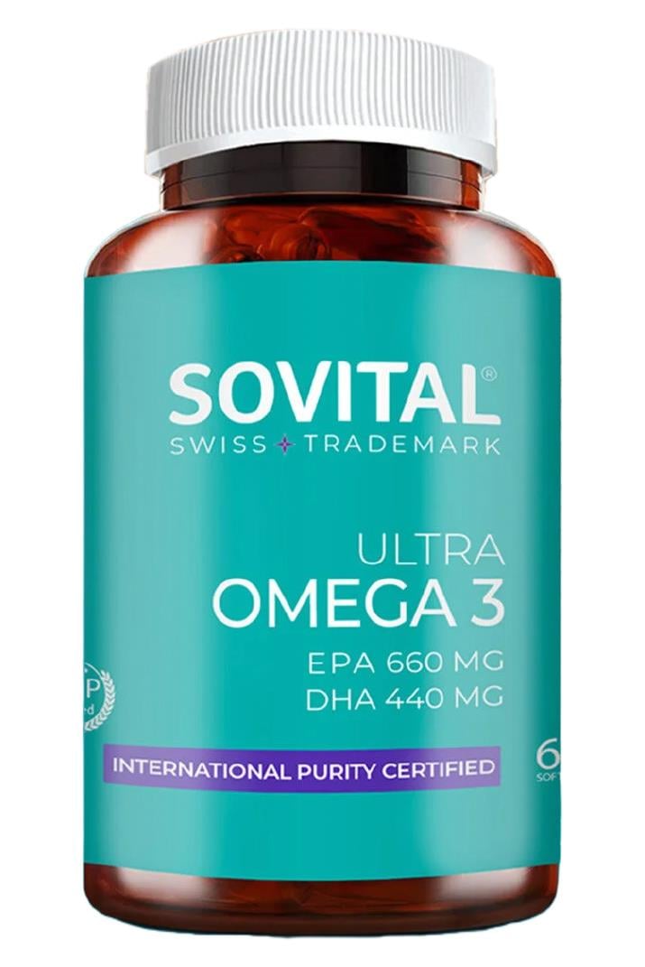SovitalSovital Ultra Omega 3 1000 mg EPA 660 mg DHA 440 mg 60 AdetSovital Premium Omega 3 1000 mg 60 Kapsül Fiyatı ve Özellikleri | Mutlufiyatlar