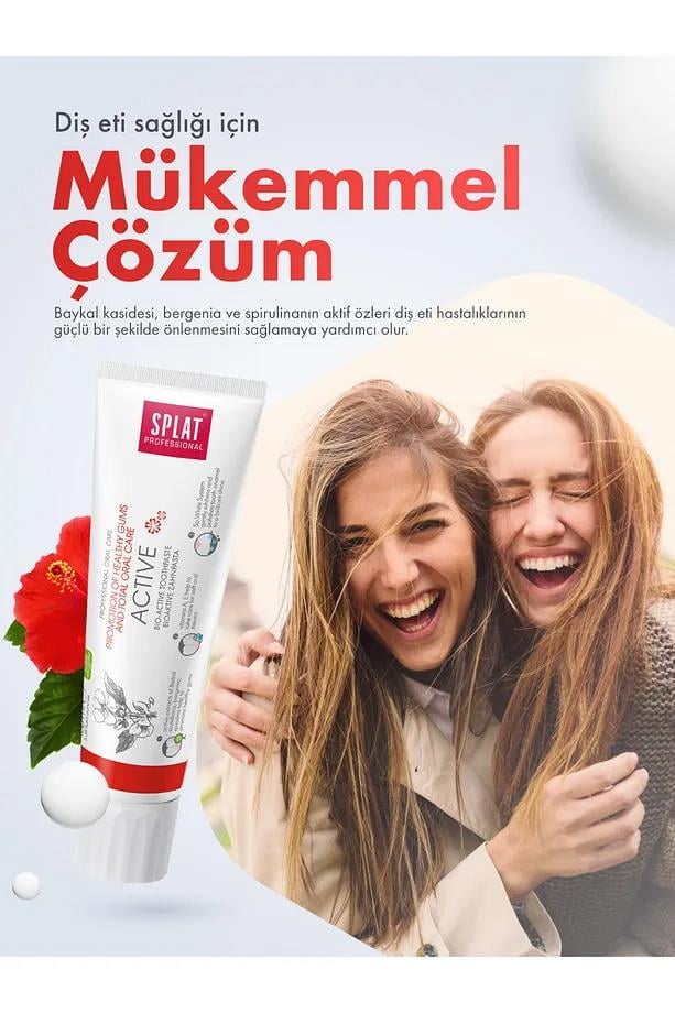 SplatSplat Professional Active Diş Macunu 100 mlSplat Aktive Diş Macunu 100 ml Fiyatı ve Özellikleri | Mutlufiyatlar
