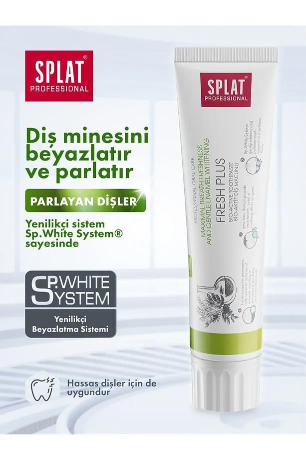 SplatSplat Professional Fresh Plus Diş Macunu 100 mlSplat Fresh Plus Macun 100 ml Fiyatı ve Özellikleri | Mutlufiyatlar