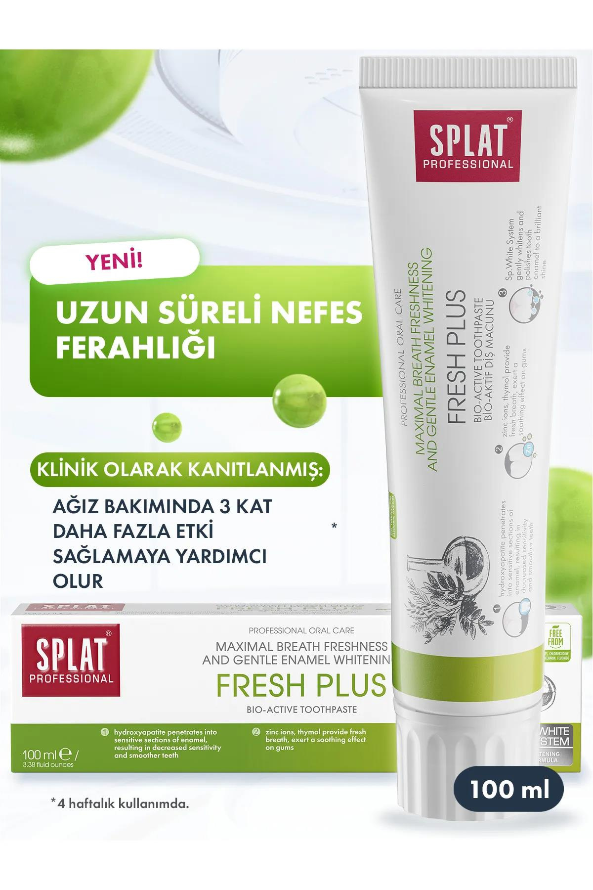 SplatSplat Professional Fresh Plus Diş Macunu 100 mlSplat Fresh Plus Macun 100 ml Fiyatı ve Özellikleri | Mutlufiyatlar