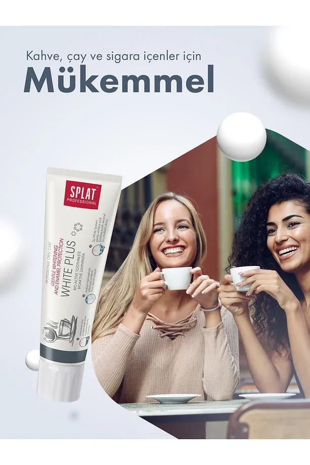 SplatSplat Professional White Plus Beyaz Diş Macunu 100 ml 5'liSplat White Plus Beyaz Diş Macunu 100 ml Fiyatı ve Özellikleri | Mutlufiyatlar