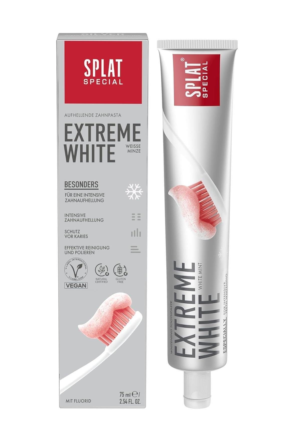 SplatSplat Special Extreme White Diş Macunu 75 ml 5'liSplat Mac Extreme White 2 Ton Beyazlaticili Dis Macunu 75 ml Fiyatı ve Özellikleri | Mutlufiyatlar