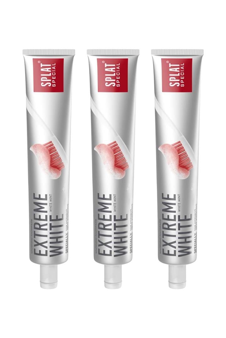 SplatSplat Special Extreme White Diş Macunu 75 ml 3'lüSplat Mac Extreme White 2 Ton Beyazlaticili Dis Macunu 75 ml Fiyatı ve Özellikleri | Mutlufiyatlar