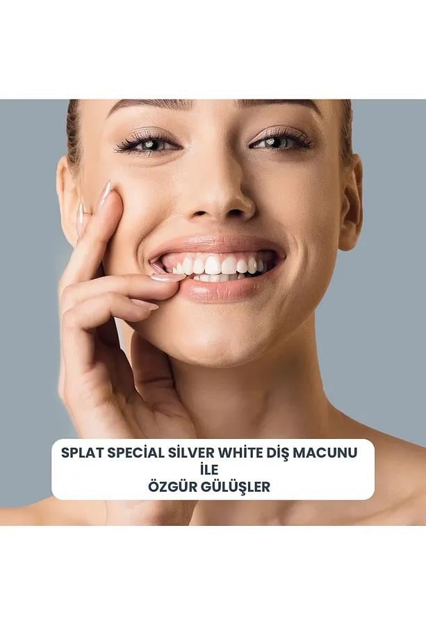 SplatSplat Special Silver Diş Macunu 75 mlSplat Special Diş Macunu Aktif Gümüş Silver 75 ml Fiyatı ve Özellikleri | Mutlufiyatlar