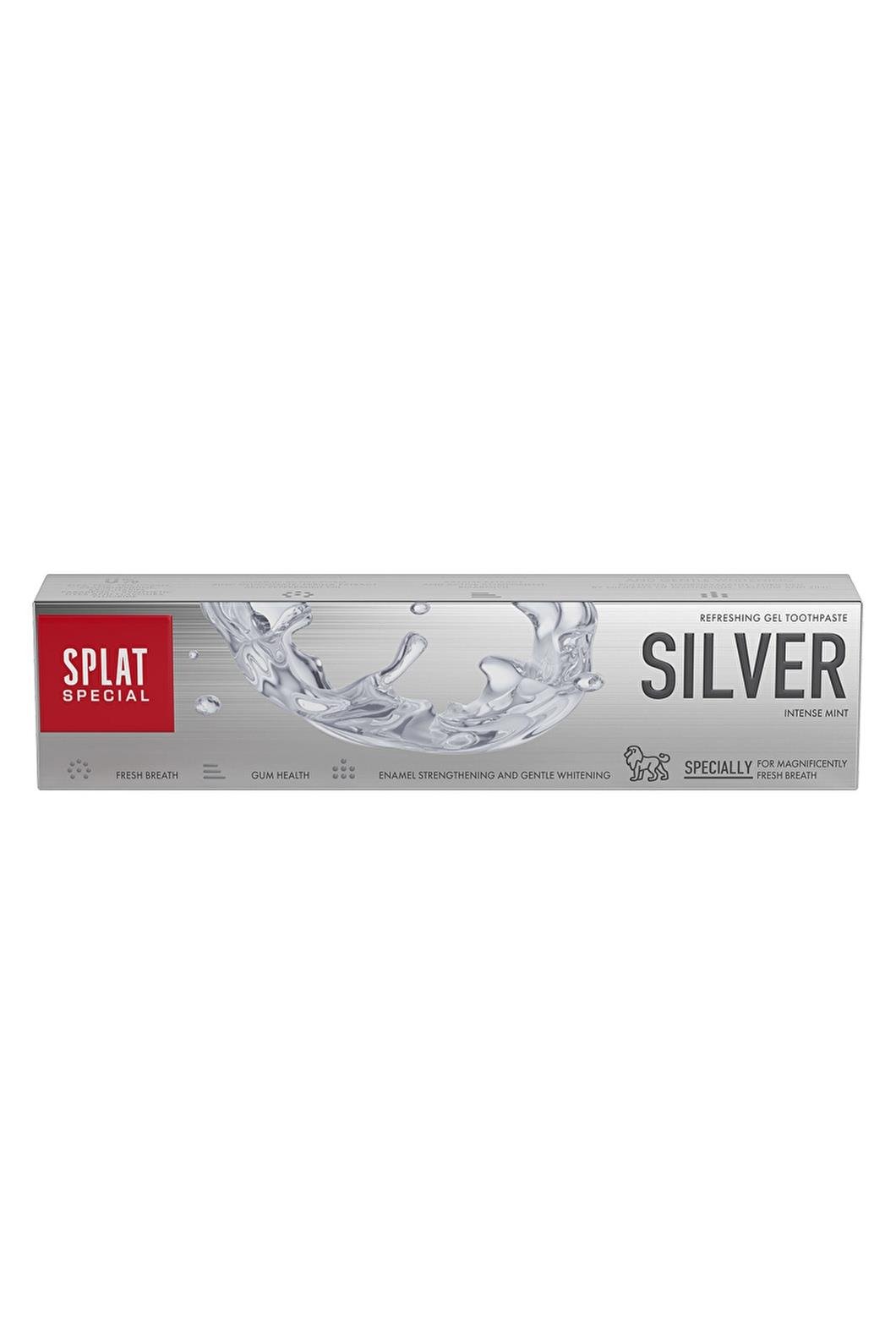 SplatSplat Special Silver Diş Macunu 75 mlSplat Special Diş Macunu Aktif Gümüş Silver 75 ml Fiyatı ve Özellikleri | Mutlufiyatlar