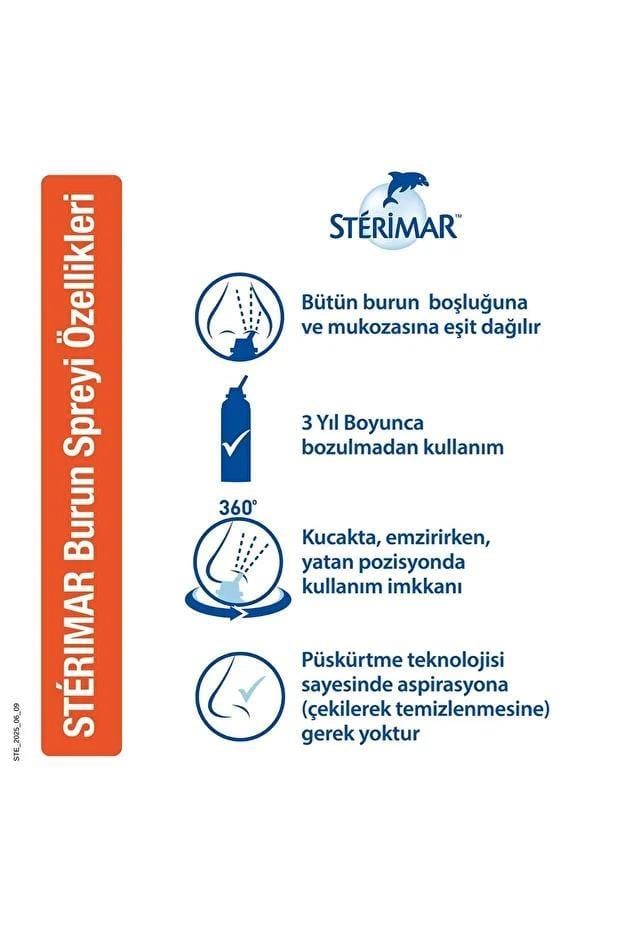 SterimarSterimar Blocked Nose Tıkalı Burun Spreyi 100 ml 3'lüSterimar Blocked Nose Hipertonik 100 ml Fiyatı ve Özellikleri | Mutlufiyatlar