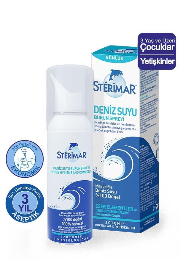 SterimarSterimar Deniz Suyu Burun Spreyi 50 ml 4'lüSterimar Deniz Suyu Burun Spreyi 50 ml Fiyatı ve Özellikleri | Mutlufiyatlar