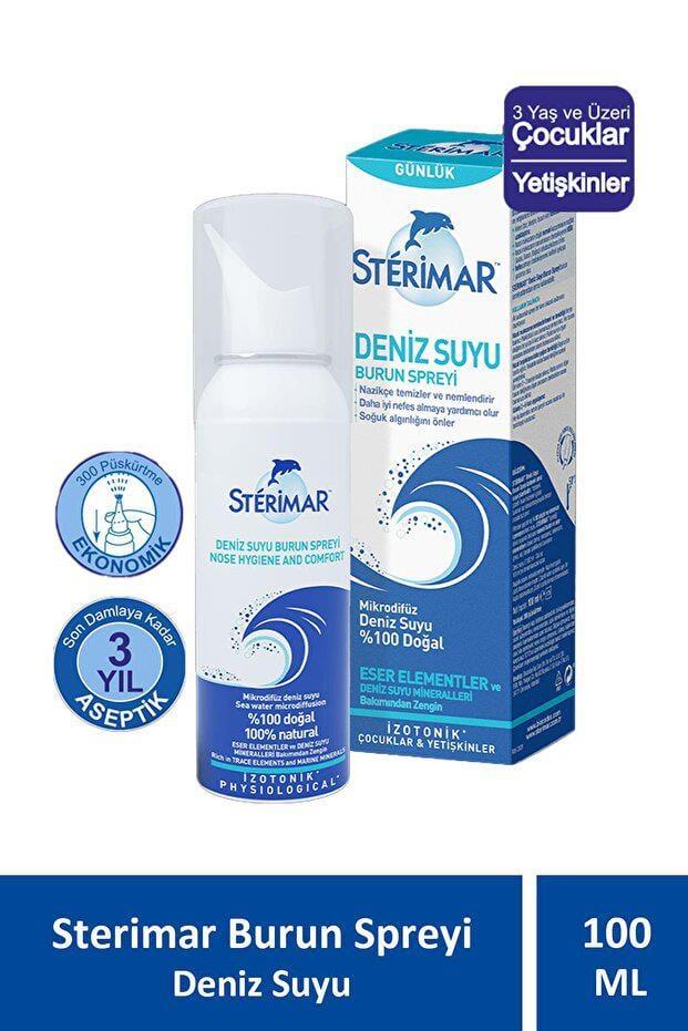 SterimarSterimar Deniz Suyu Burun Spreyi 100 ml 5'liSterimar Deniz Suyu Burun Spreyi 100 ml Fiyatı ve Özellikleri | Mutlufiyatlar