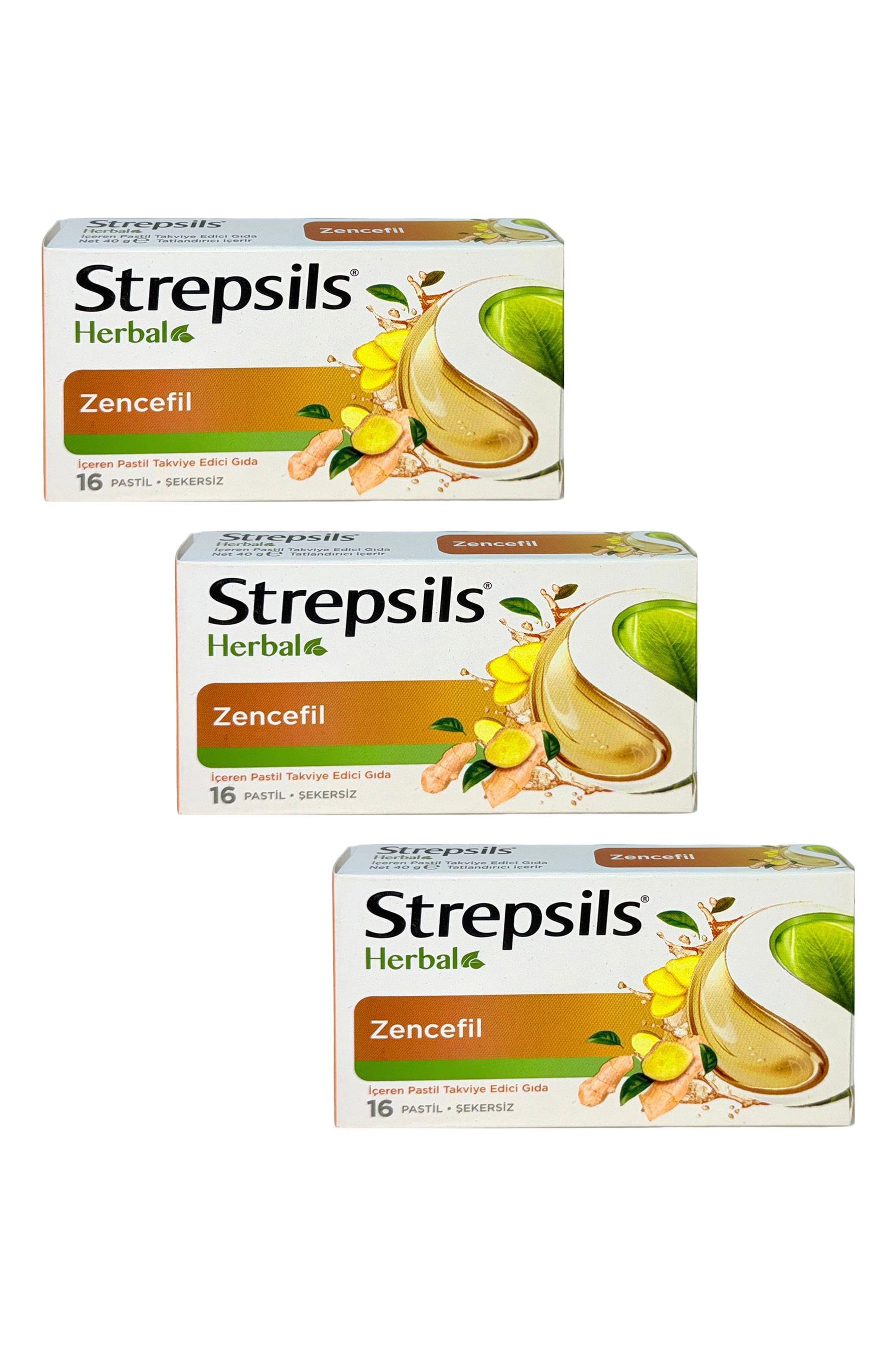StrepsilsStrepsils Herbal Zencefil Aromalı Pastil 16 Adet 3'lüStrepsils Herbal Zencefil Aromalı 16 Pastil Fiyatı ve Özellikleri | Mutlufiyatlar