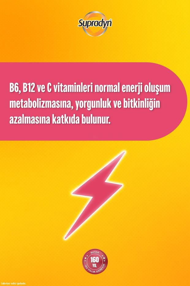 SupradynSupradyn Energy Boost 15 Efervesan TabletSupradyn Energy Boost Taef 15 Efervesan Tablet Fiyatı ve Özellikleri | Mutlufiyatlar