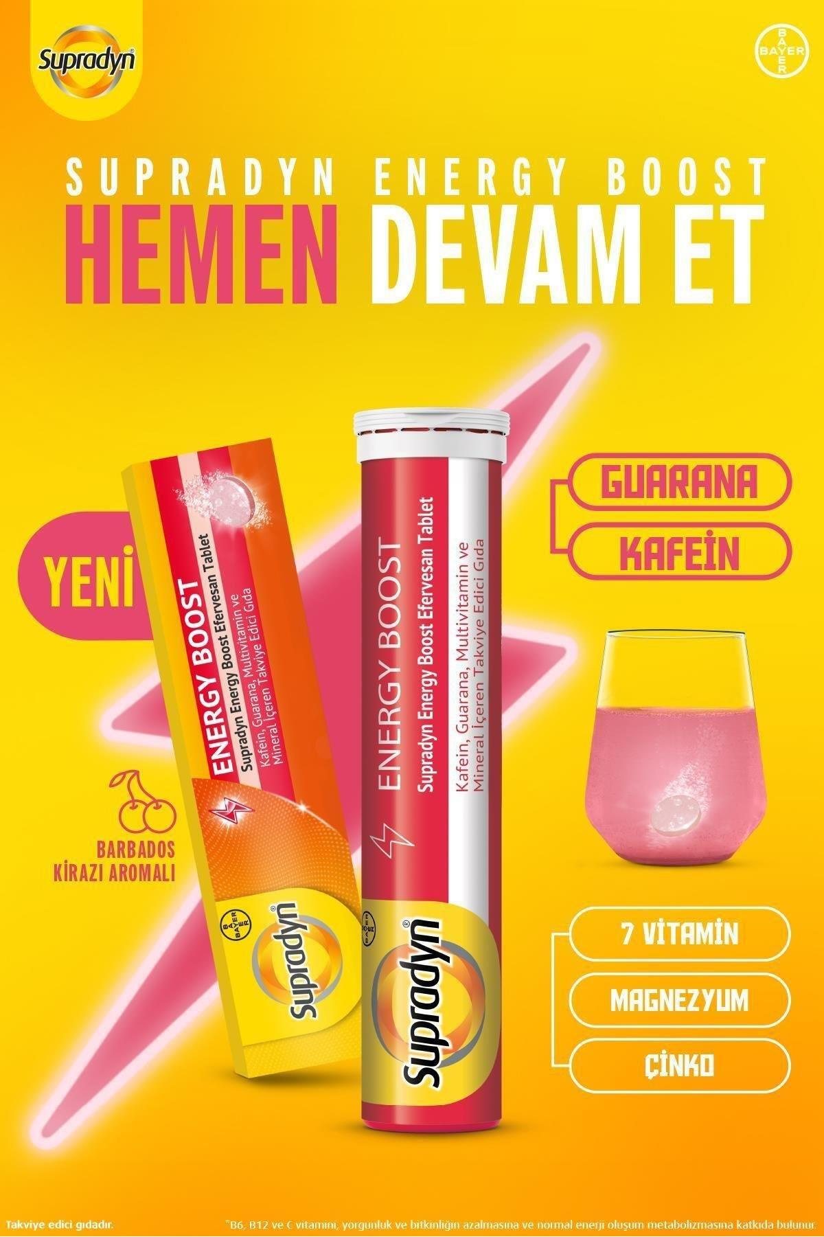 SupradynSupradyn Energy Boost 15 Efervesan TabletSupradyn Energy Boost Taef 15 Efervesan Tablet Fiyatı ve Özellikleri | Mutlufiyatlar
