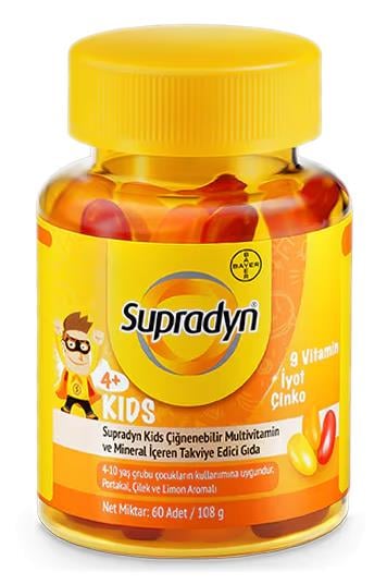 SupradynSupradyn Kids 60 TabletSupradyn Kids 60 Tablet Fiyatı ve Özellikleri | Mutlufiyatlar