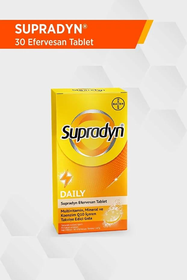 SupradynSupradyn Koenzim Q10 30 Efervesan TabletSupradyn Koenzim Q10 30 Efervesan Tablet Fiyatı ve Özellikleri | Mutlufiyatlar