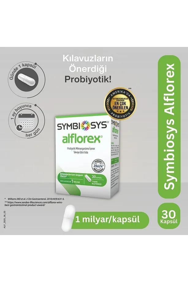 SymbiosysSymbiosys Alflorex Probiyotik 30 Kapsül 5'liSymbiosis Alflorex Probiyotik 30 Kapsül Fiyatı ve Özellikleri | Mutlufiyatlar