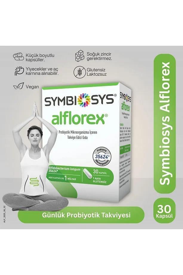 SymbiosysSymbiosys Alflorex Probiyotik 30 Kapsül 4'lüSymbiosis Alflorex Probiyotik 30 Kapsül Fiyatı ve Özellikleri | Mutlufiyatlar