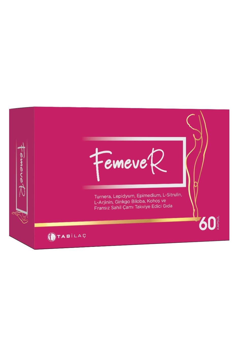 Tab İlaçFemever 60 Kapsül Femever 60 Kapsül | Kadınlara Özel Bitkisel Takviye