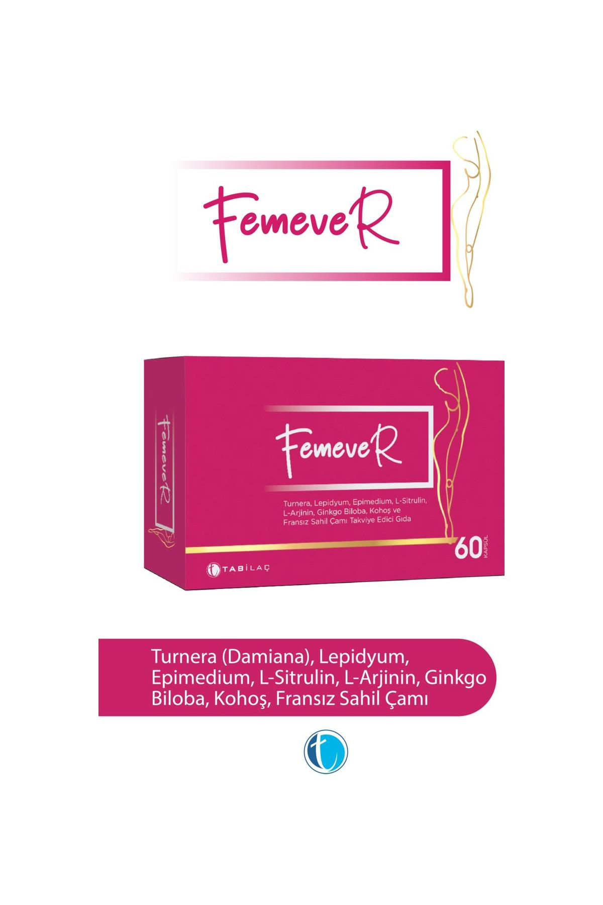 Tab İlaçFemever 60 Kapsül Femever 60 Kapsül | Kadınlara Özel Bitkisel Takviye