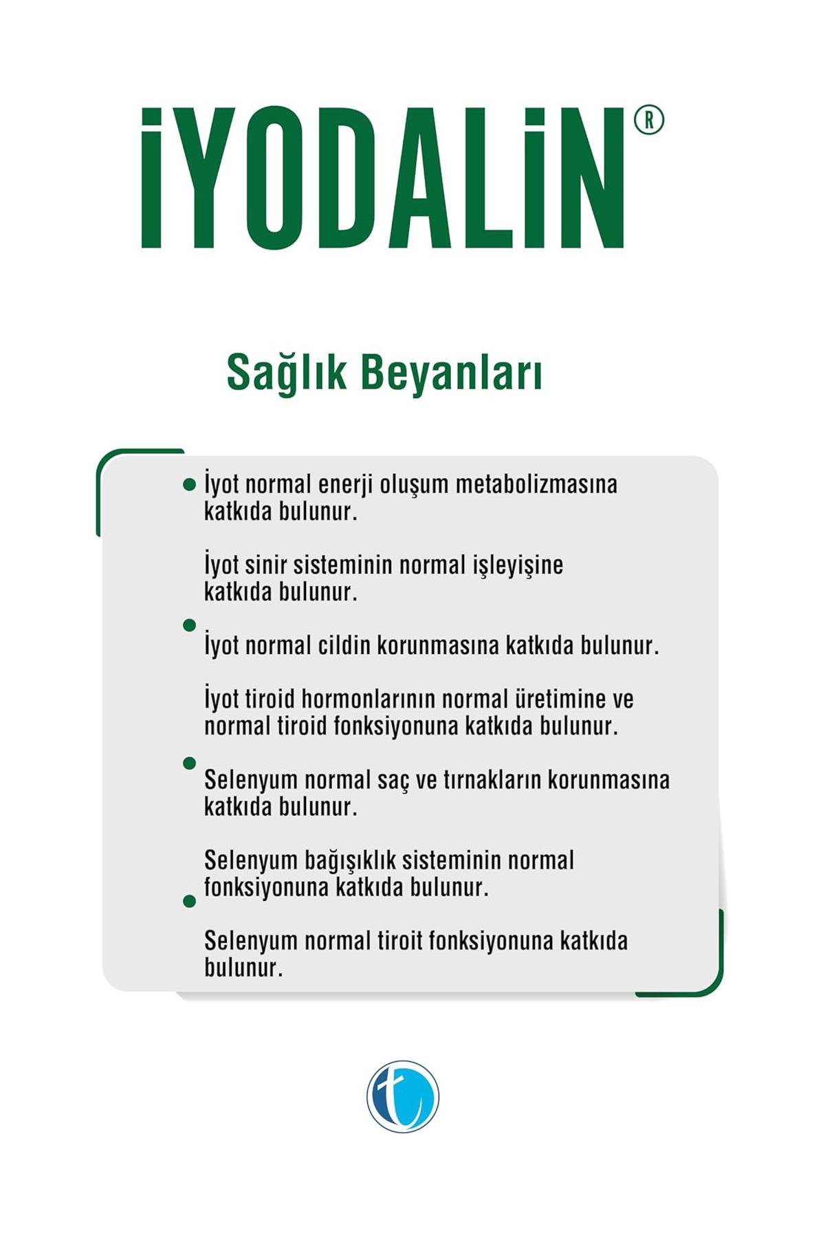 Tab İlaçİyodalin İyot ve Selenyum İçeren Damla 2x25ml Iyodalin İyot ve Selenyum Damla 25 + 25 ml Fiyatı ve Özellikleri | Mutlufiyatlar