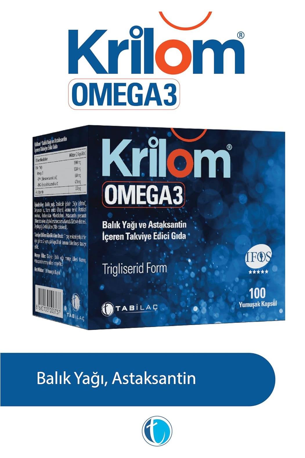 Tab İlaçKrilom Omega-3 100 Yumuşak KapsülKrilom Omega-3 100 Yumuşak Kapsül Fiyatı ve Özellikleri | Mutlufiyatlar
