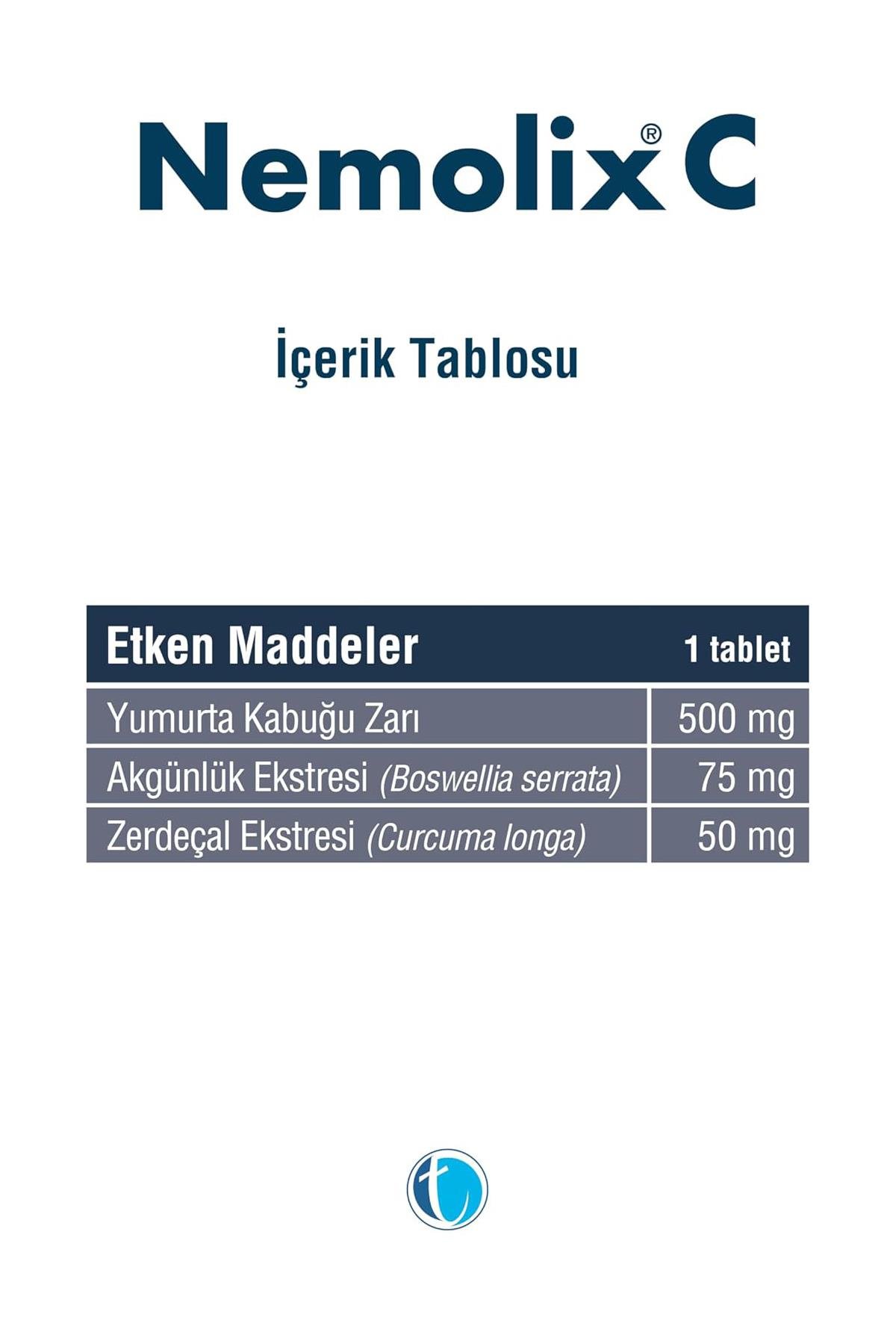 Tab İlaçNemolix C3 30 TabletNemolix C 30 Tablet Fiyatı ve Özellikleri | Mutlufiyatlar