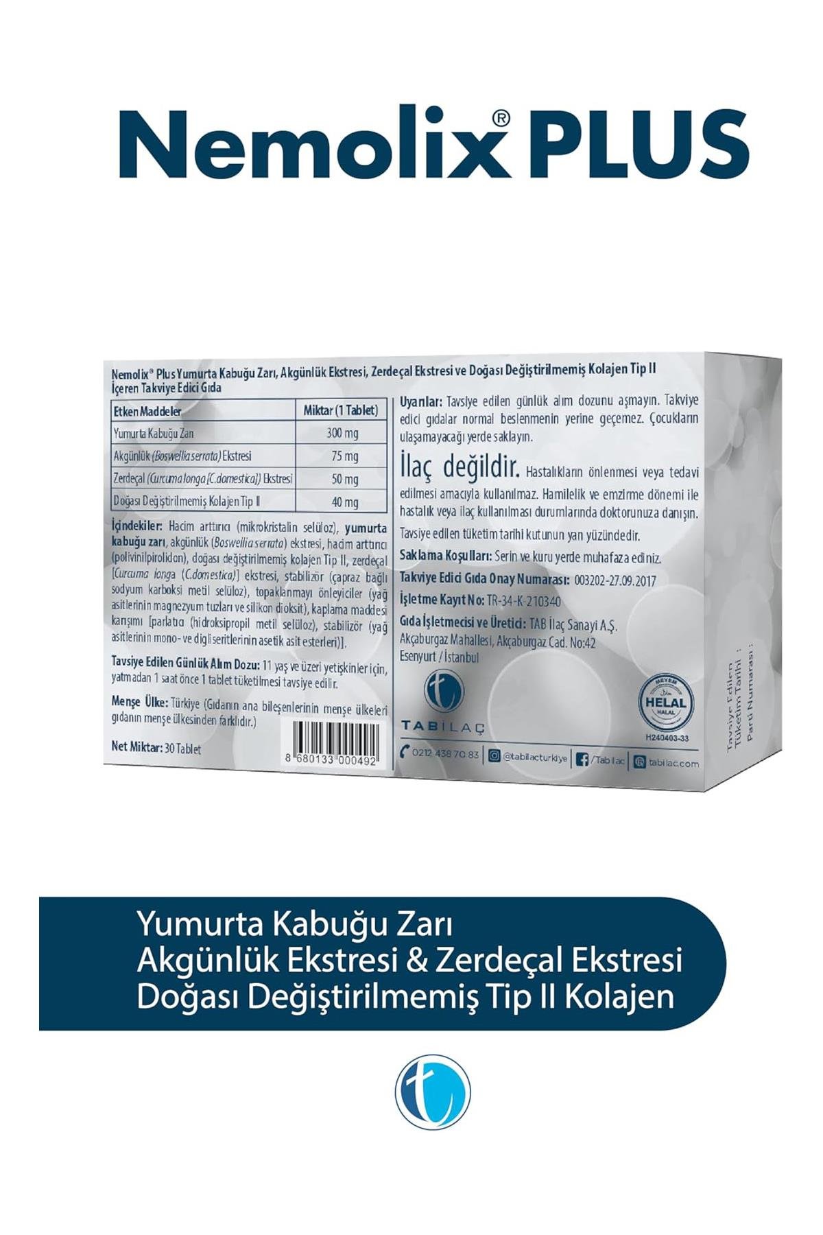 Tab İlaçNemolix Plus 30 TabletNemolix Plus 30 Tablet Fiyatı ve Özellikleri | Mutlufiyatlar