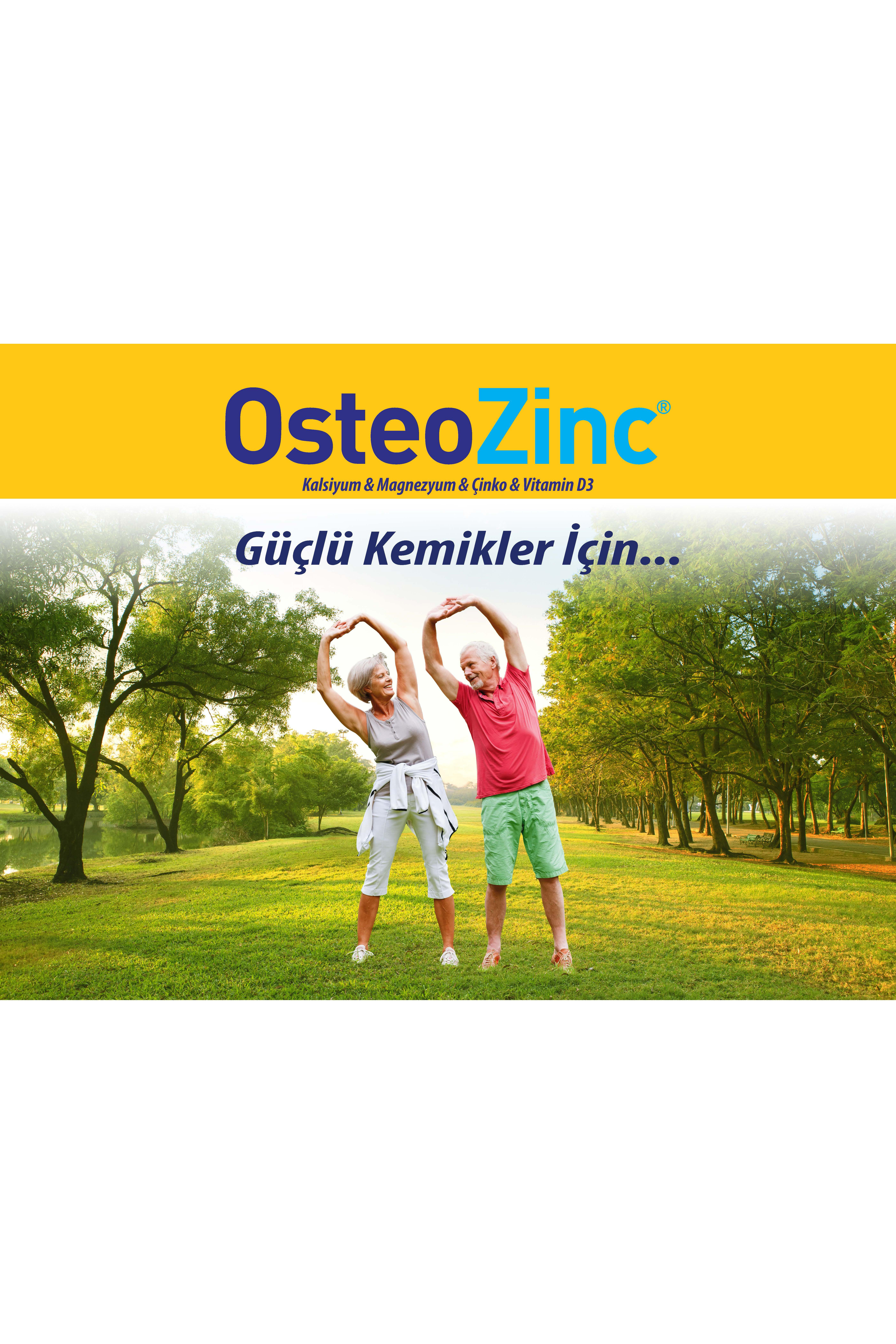 Tab İlaçOsteozinc Kalsiyum, Magnezyum, Vitamin D ve Çinko İçeren Takviye Edici Gıda 30 TabletOsteozinc 30 Tablet Fiyatı ve Özellikleri | Mutlufiyatlar