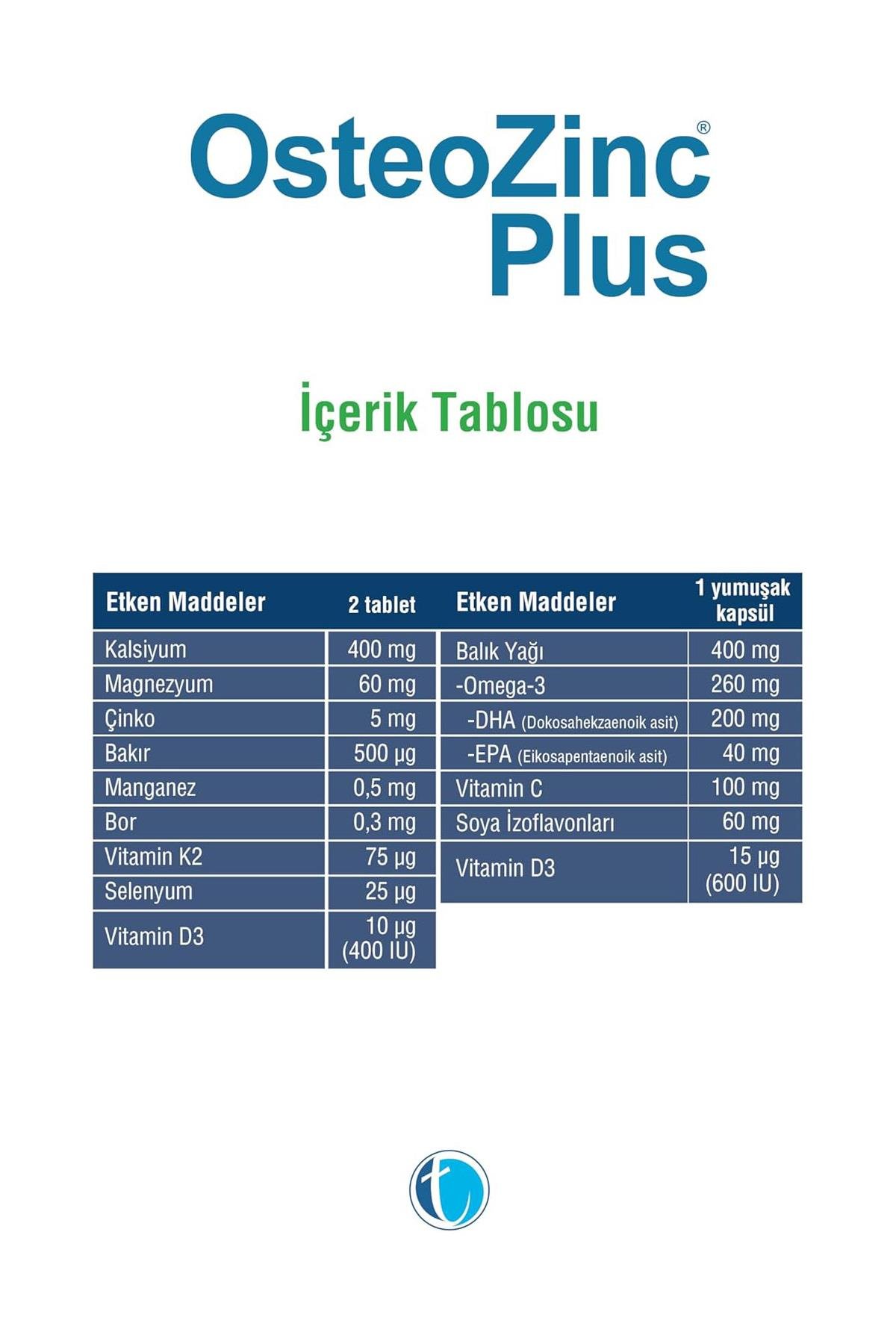 Tab İlaçOsteozinc Plus Calcium 60 Tablet + 30 Yumuşak KapsülOsteozinc Plus Calcium 60 Tablet + 30 Yumuşak Kapsül Fiyatı ve Özellikleri | Mutlufiyatlar