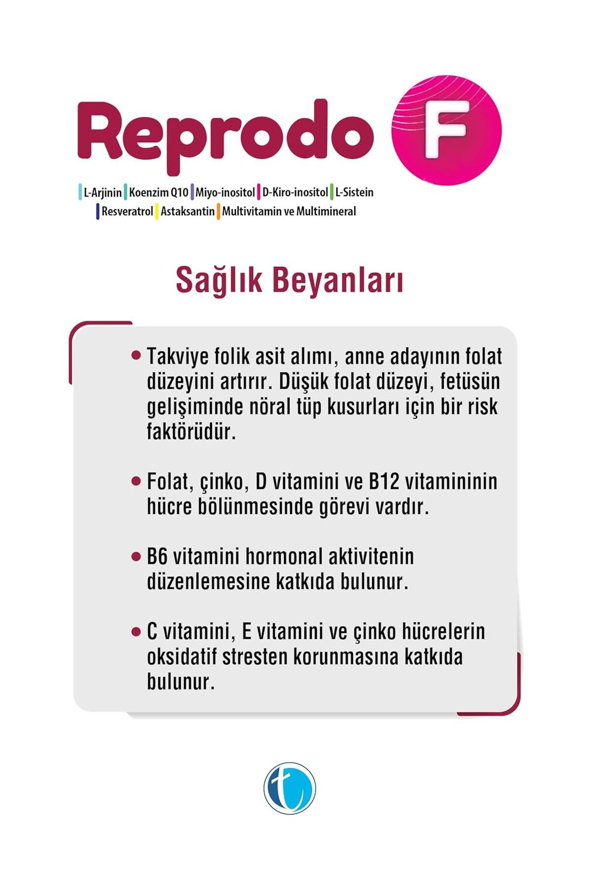 Tab İlaçReprodo F Multivitamin Complex 30 SaşeReprodo F 30 Saşe Fiyatı ve Özellikleri | Mutlufiyatlar