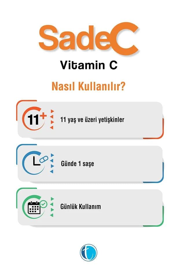 Tab İlaçSadeC Vitamin C 100 SaşeSadeC Vitamin C 100 Saşe | Bağışıklık Güçlendiren C Vitamini