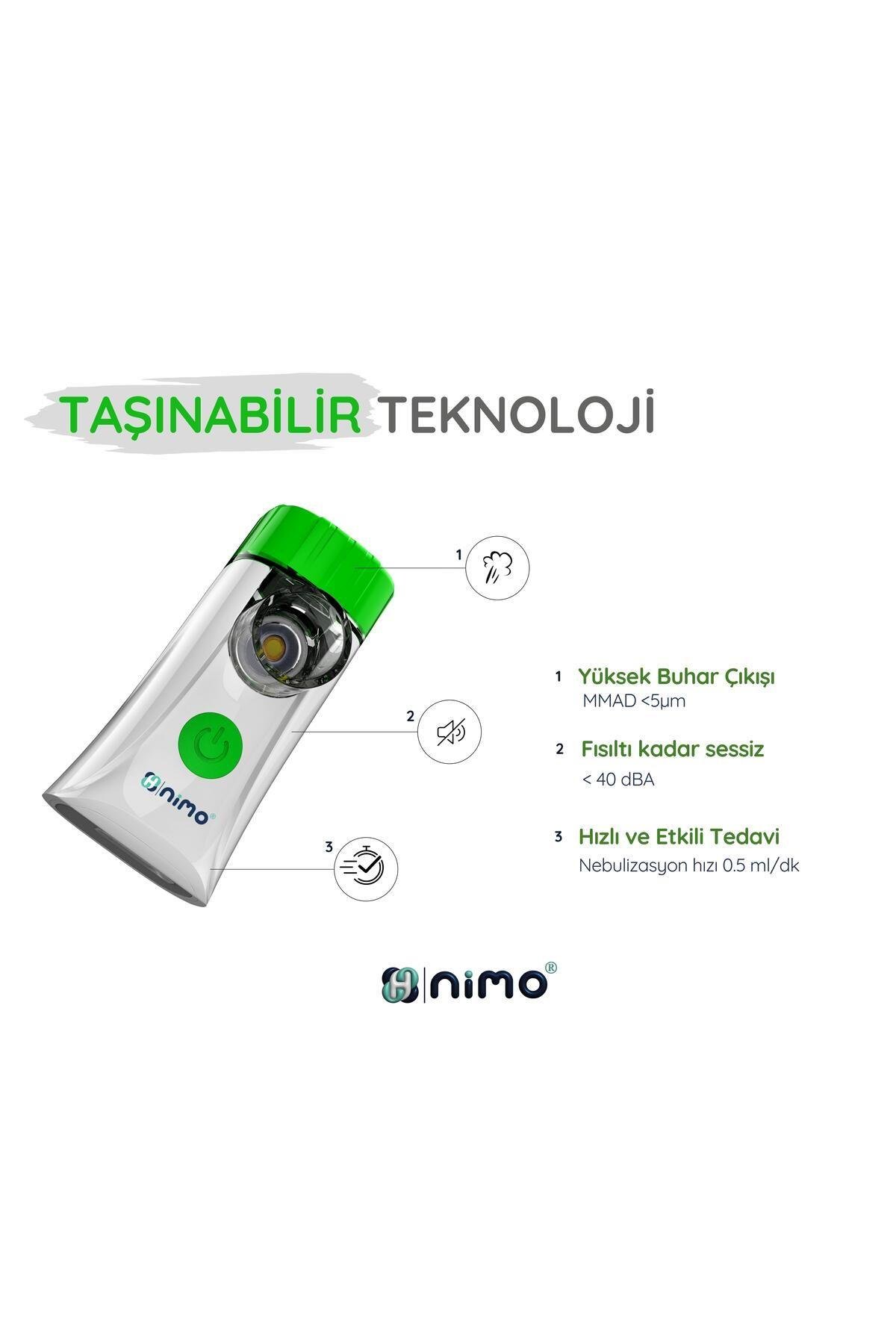 Taşınabilir Nebulizatör Solunum Cihazı