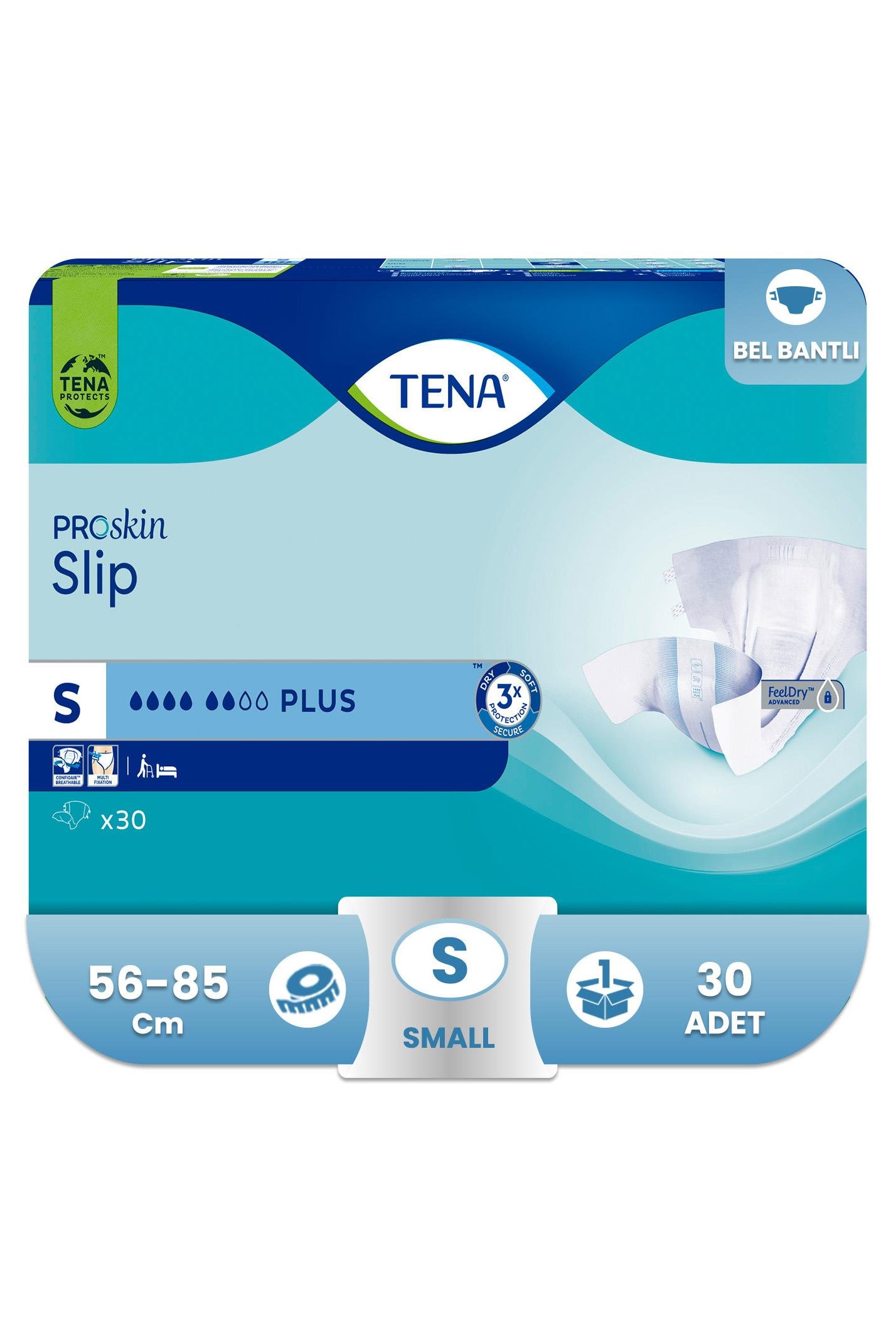 TenaTena Proskin Slip Plus Belbantlı Hasta Bezi Small Beden 30 AdetTena Proskin Slip Plus 6 Damla Hasta Bezi Small 30lu Fiyatı ve Özellikleri | Mutlufiyatlar
